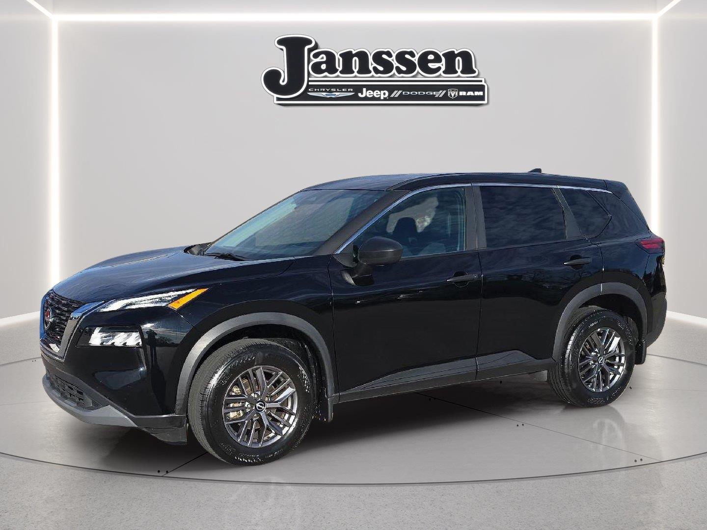 Super Black 2023 Nissan Rogue SUV / Crossover All-Wheel Drive Continuously Variable Transmission