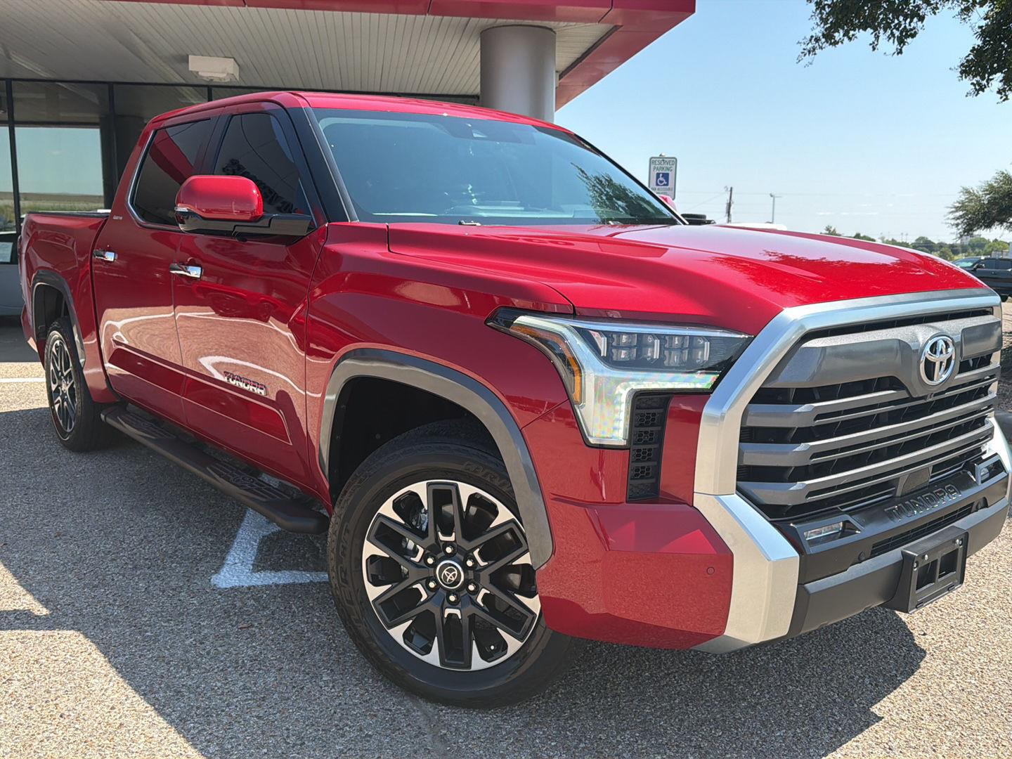 Supersonic Red 2024 Toyota Tundra Pickup Truck Four-Wheel Drive Automatic