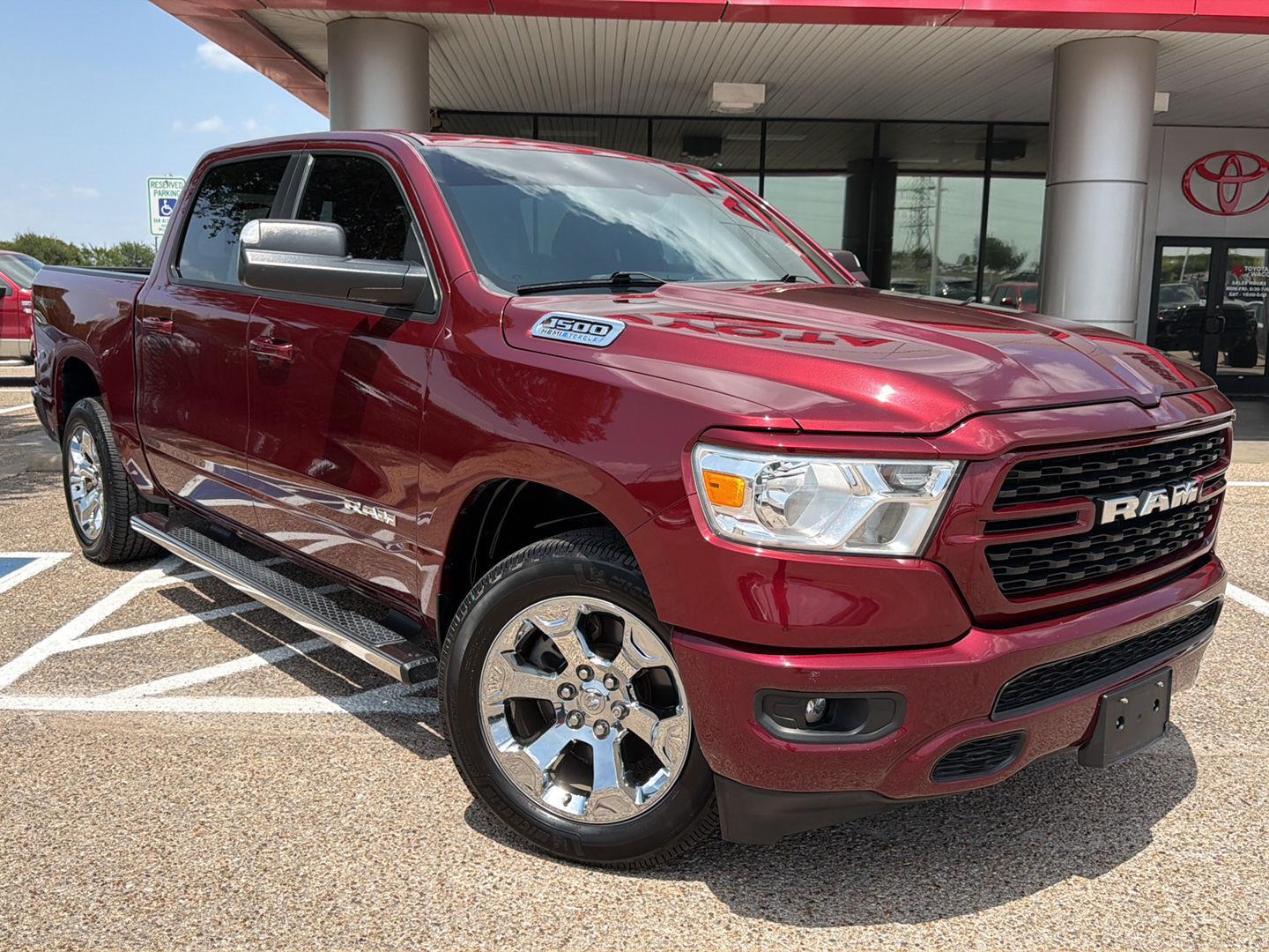 Delmonico Red Pearlcoat 2023 RAM 1500 Pickup Truck Four-Wheel Drive 8-Speed Automatic
