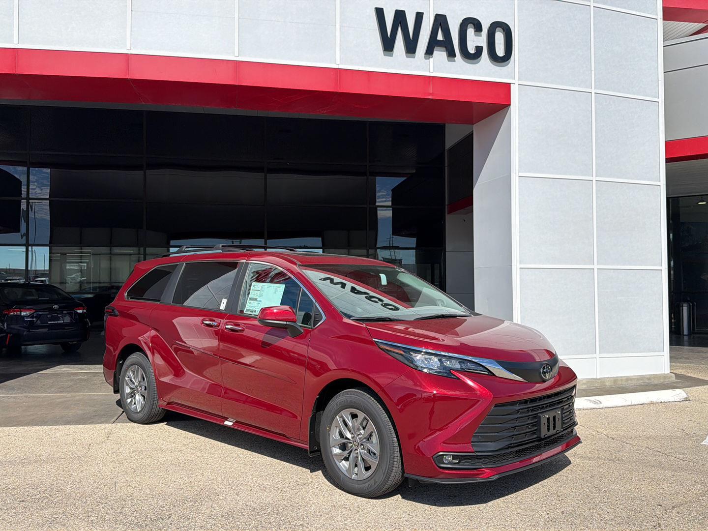 Red (Ruby Flare Pearl) 2026 Toyota Sienna Minivan Front-Wheel Drive Continuously Variable Transmission