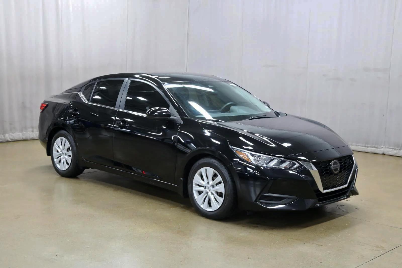 Super Black 2021 Nissan Sentra S FWD Sedan Front-Wheel Drive Continuously Variable Transmission