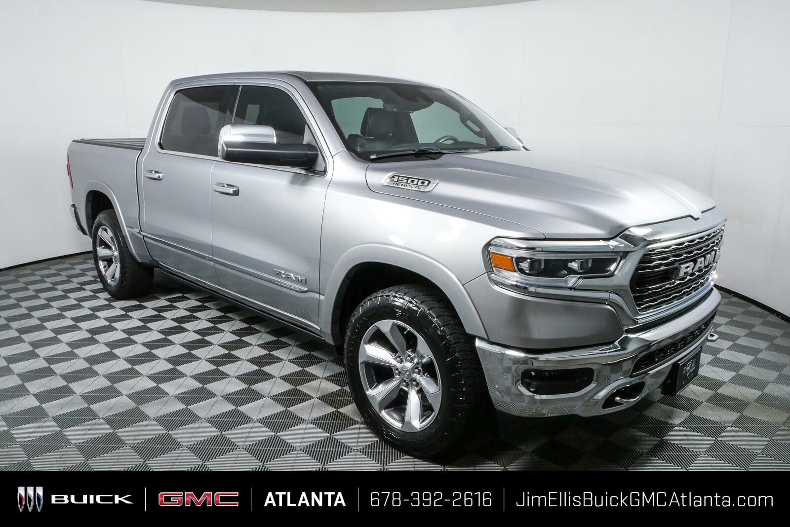 Billet Silver Metallic Clearcoat 2019 RAM 1500 Pickup Truck Four-Wheel Drive 8-Speed Automatic