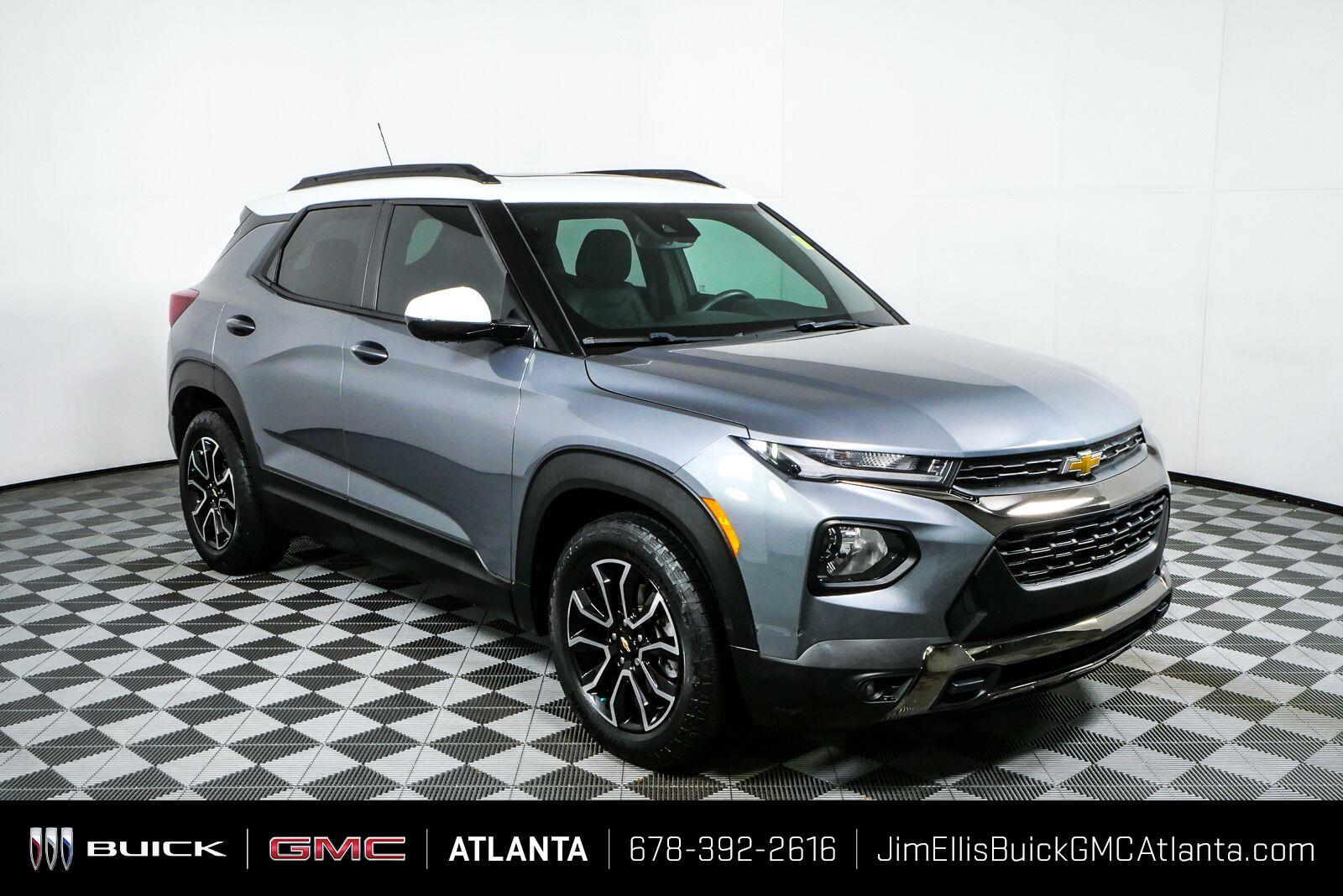 Gray (Satin Steel Metallic) 2021 Chevrolet Trailblazer SUV / Crossover Front-Wheel Drive Continuously Variable Transmission