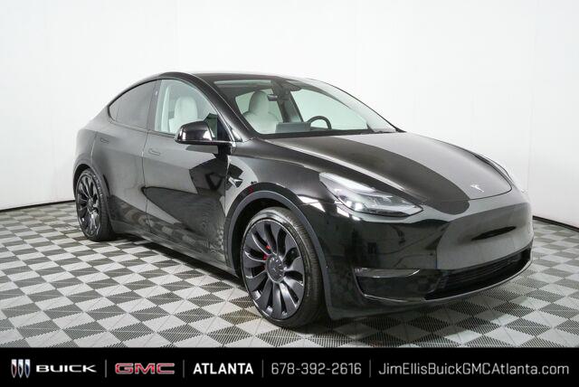 Solid Black 2024 Tesla Model Y SUV / Crossover All-Wheel Drive Automatic
