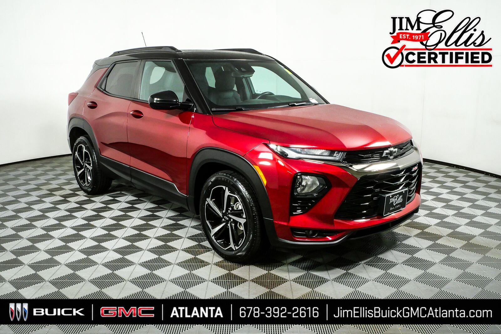 Red (Crimson Metallic) 2022 Chevrolet Trailblazer SUV / Crossover Front-Wheel Drive Continuously Variable Transmission