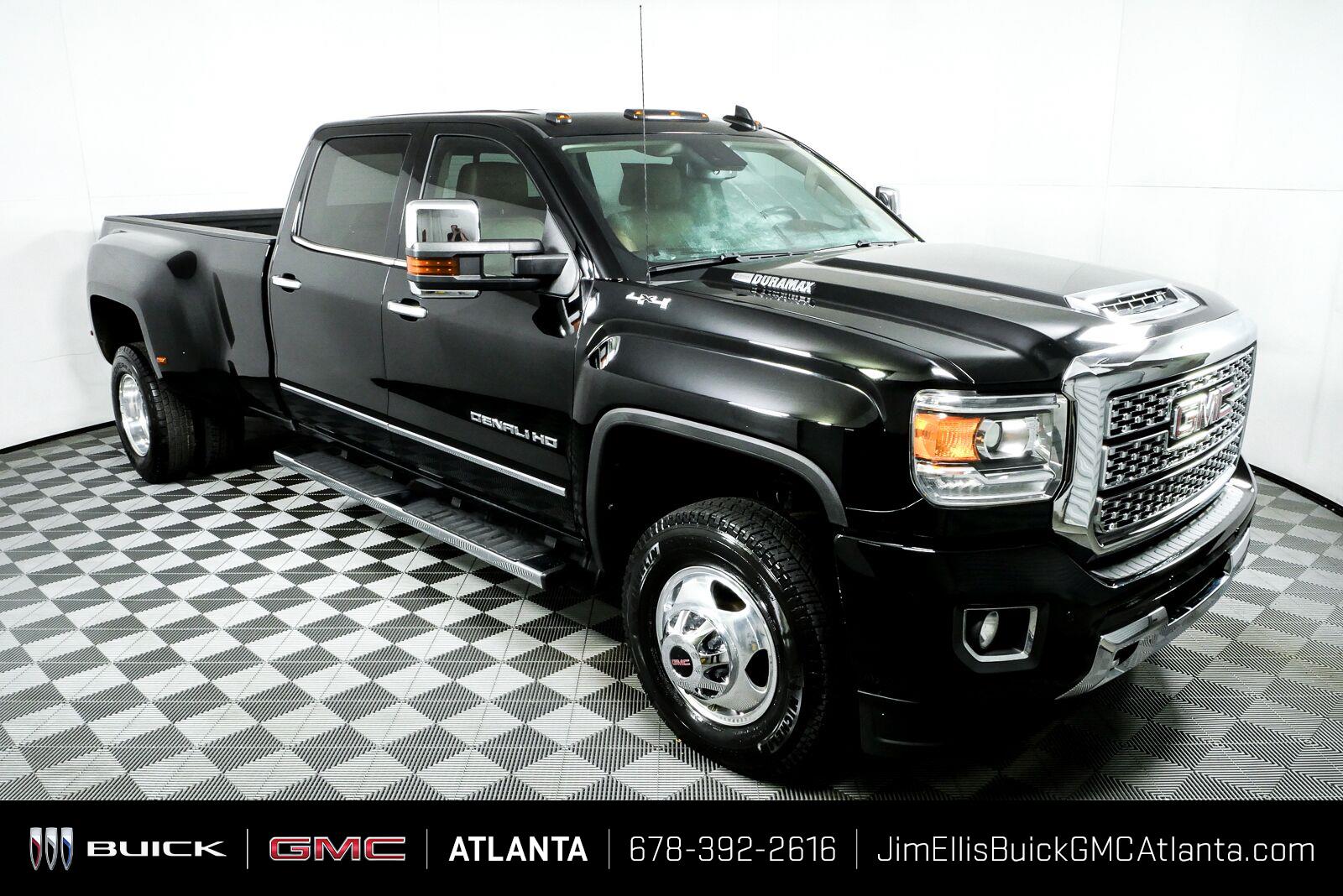 Onyx Black 2018 GMC Sierra 3500HD Pickup Truck Four-Wheel Drive 6-Speed Automatic