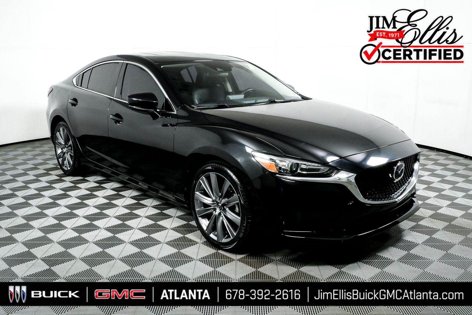 Jet Black Mica 2021 Mazda MAZDA6 Sedan Front-Wheel Drive Automatic