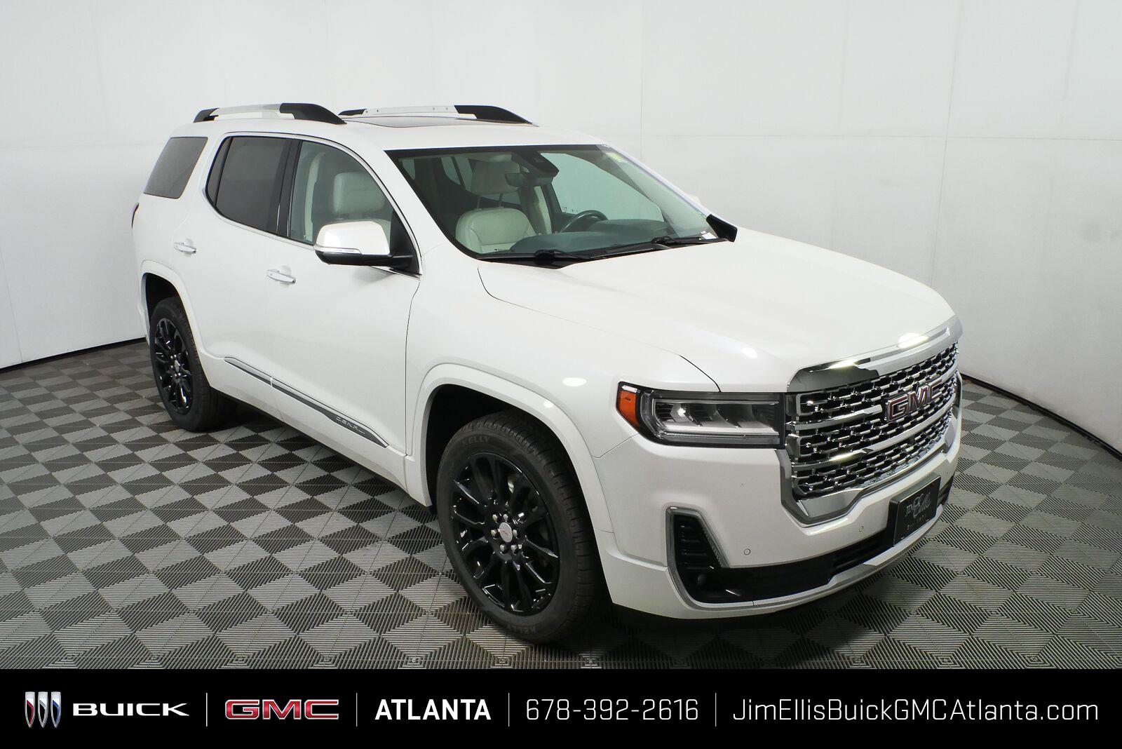 White Frost Tricoat 2020 GMC Acadia SUV / Crossover Four-Wheel Drive 9-Speed Automatic