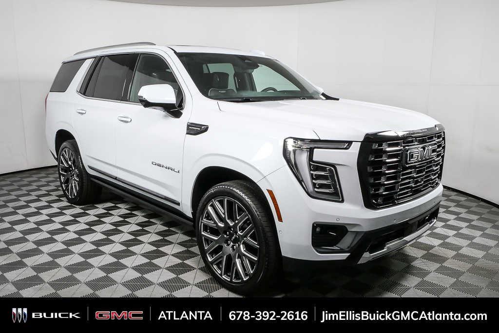 Glacier White Tricoat 2026 GMC Yukon SUV / Crossover Four-Wheel Drive Automatic