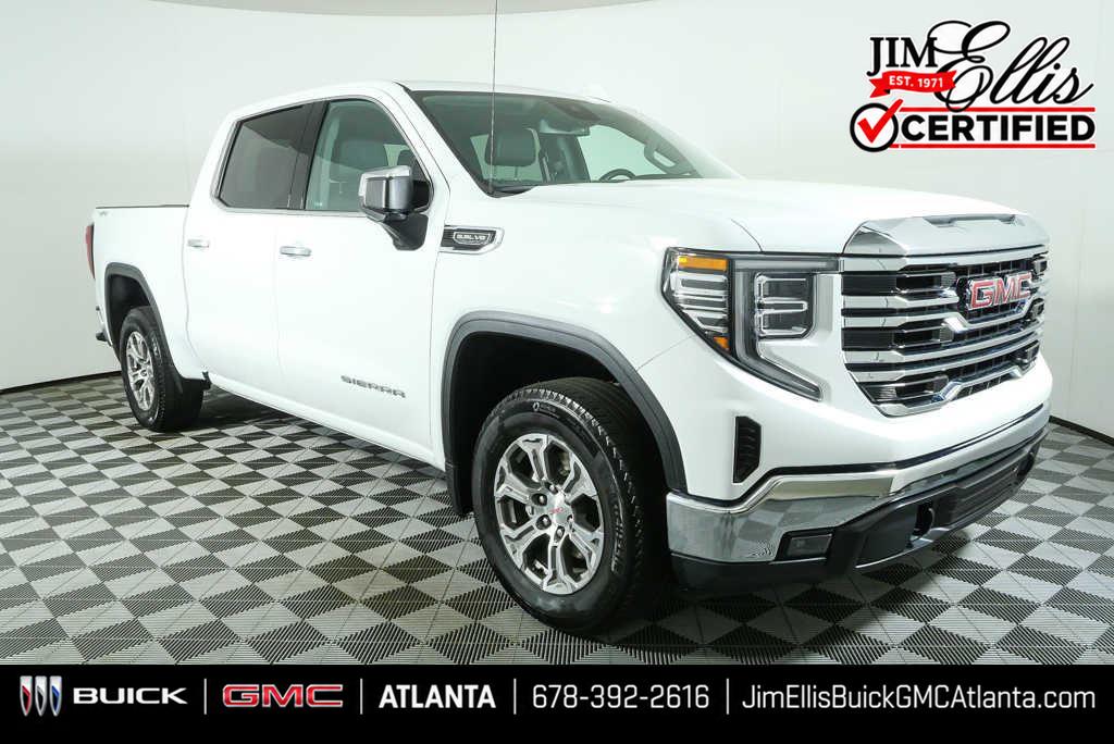 Summit White 2025 GMC Sierra 1500 Pickup Truck Four-Wheel Drive Automatic