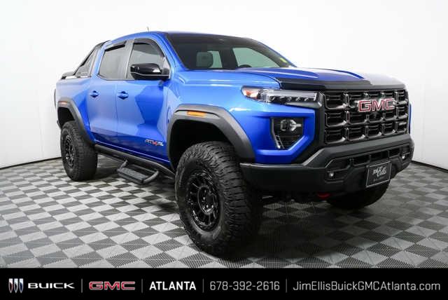 Dynamic Blue Metallic 2024 GMC Canyon Pickup Truck Four-Wheel Drive 8-Speed Automatic