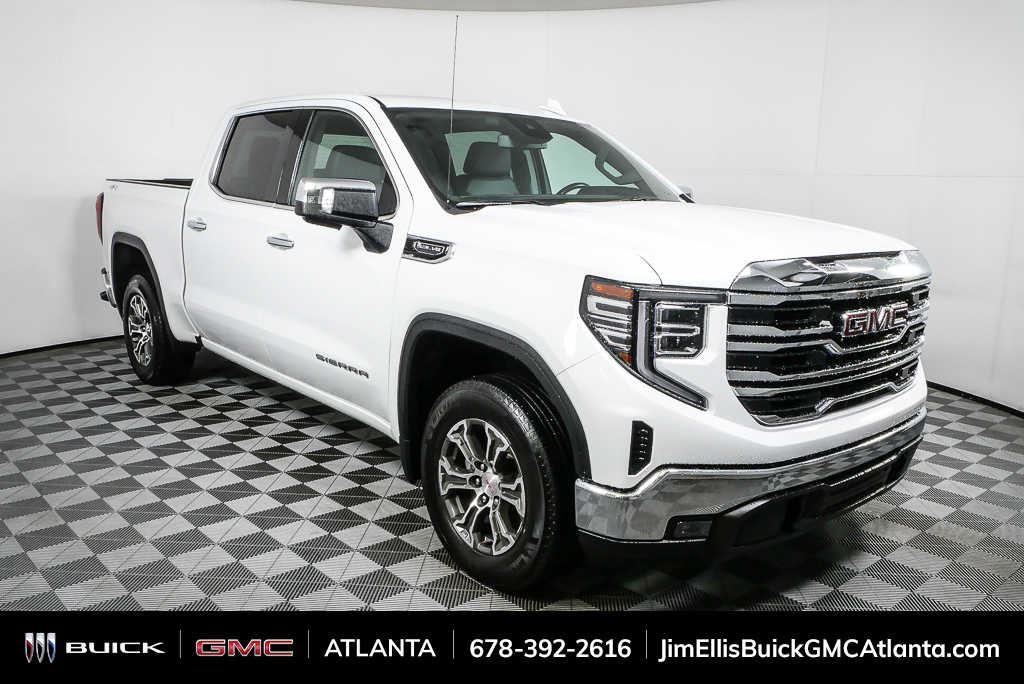 Summit White 2025 GMC Sierra 1500 Pickup Truck Four-Wheel Drive Automatic