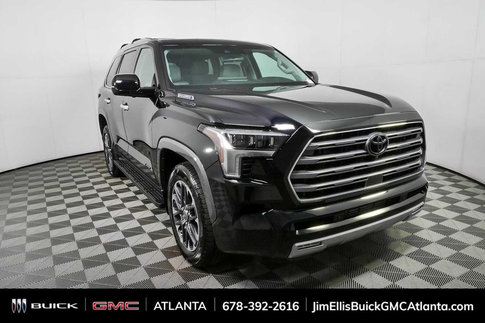 Midnight Black Metallic 2024 Toyota Sequoia SUV / Crossover Four-Wheel Drive Automatic