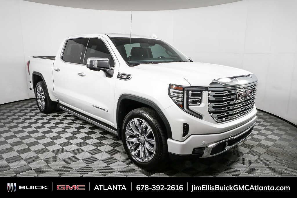 White Frost Tricoat 2024 GMC Sierra 1500 Pickup Truck Four-Wheel Drive Automatic