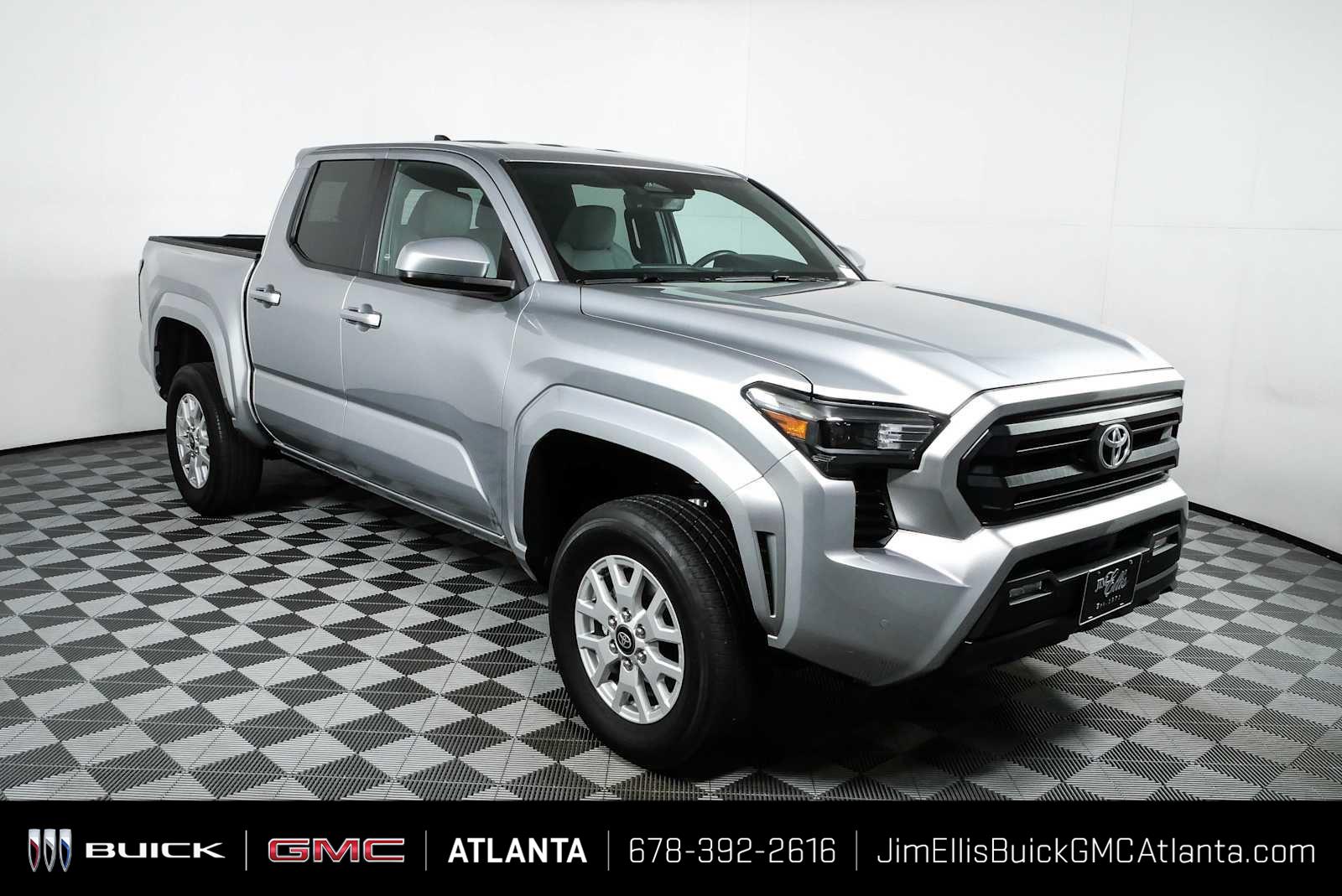 Celestial Silver Metallic 2024 Toyota Tacoma Pickup Truck Four-Wheel Drive 8-Speed Automatic