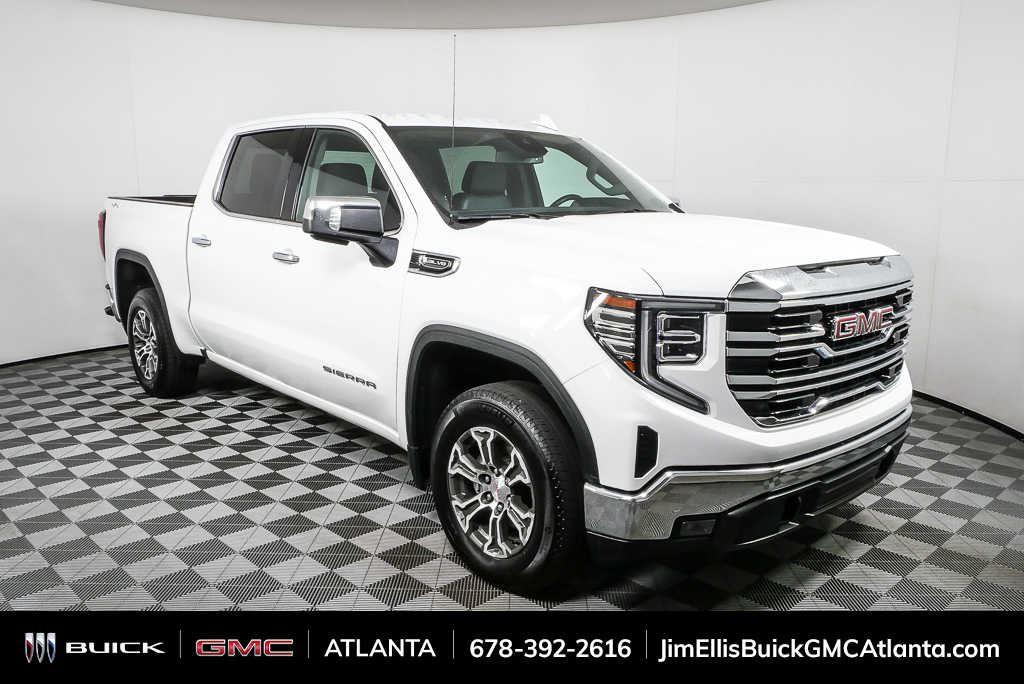 Summit White 2025 GMC Sierra 1500 Pickup Truck Four-Wheel Drive Automatic