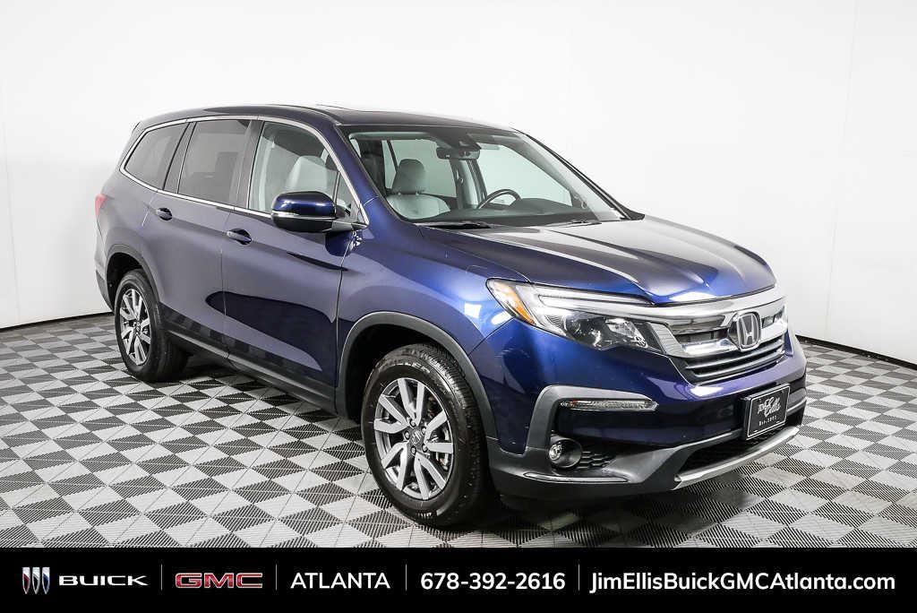 Black (Obsidian Blue Pearl) 2022 Honda Pilot SUV / Crossover All-Wheel Drive 9-Speed Automatic