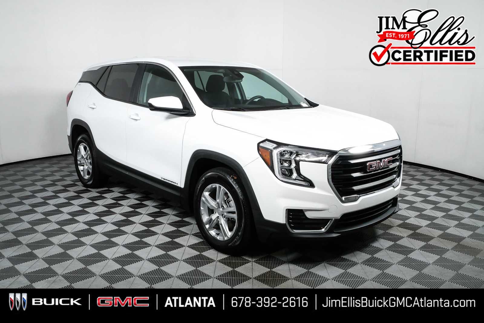 Summit White 2023 GMC Terrain SUV / Crossover Front-Wheel Drive 9-Speed Automatic Overdrive