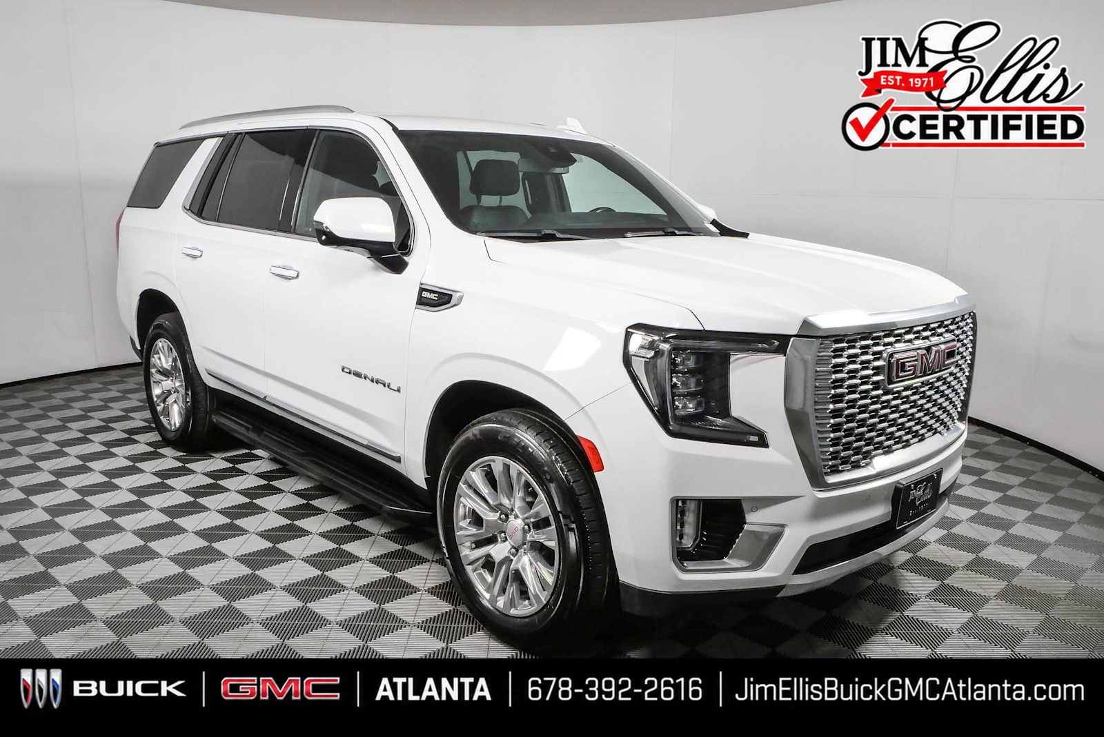 Summit White 2023 GMC Yukon SUV / Crossover Four-Wheel Drive Automatic