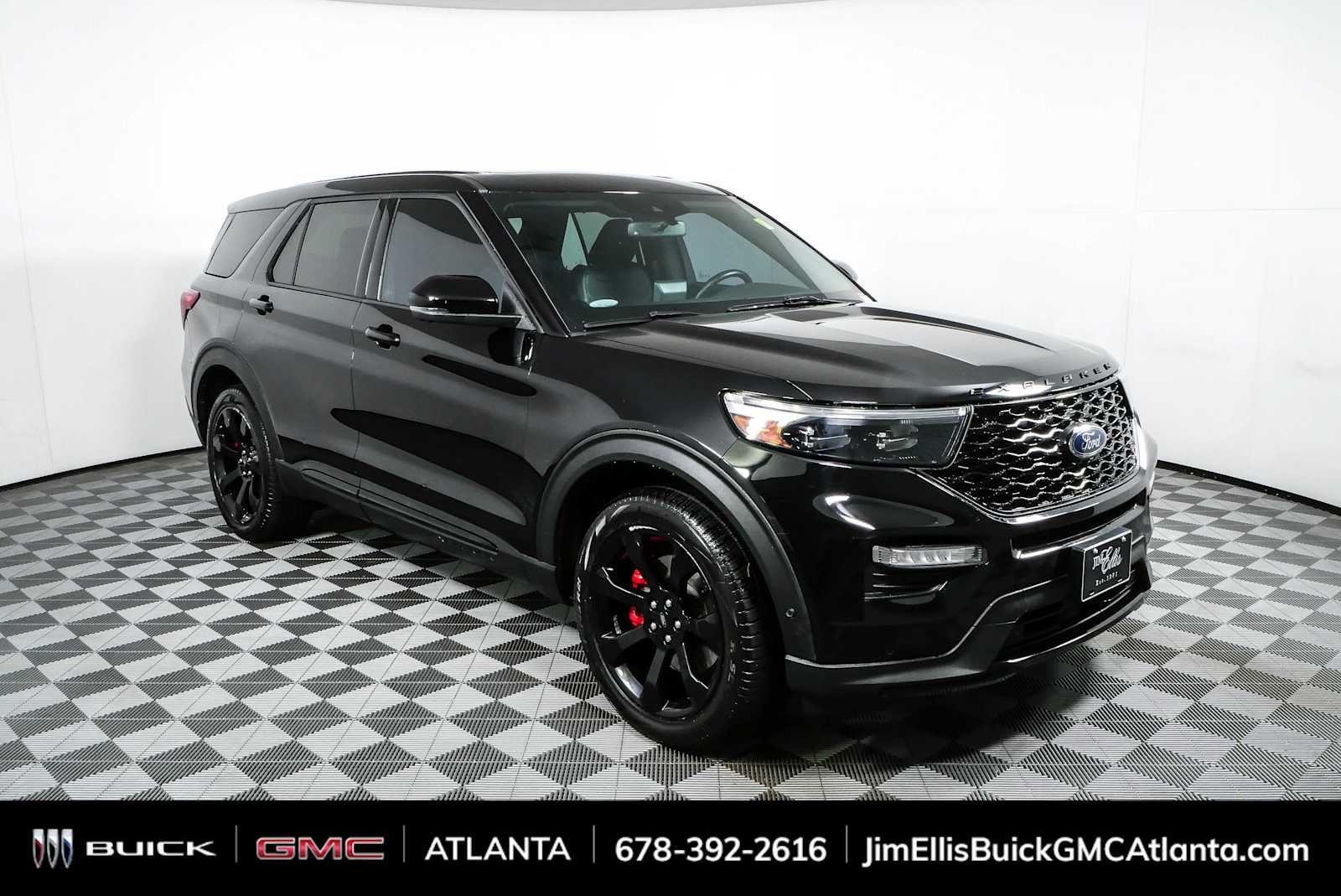 Agate Black 2021 Ford Explorer SUV / Crossover All-Wheel Drive Automatic