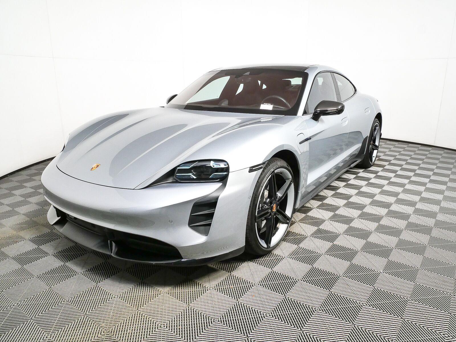 Dolomite Silver Metallic 2020 Porsche Taycan Sedan All-Wheel Drive Automatic