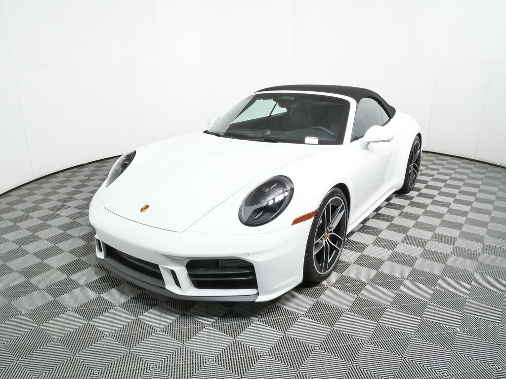 White 2026 Porsche 911 Convertible Rear-Wheel Drive Manual