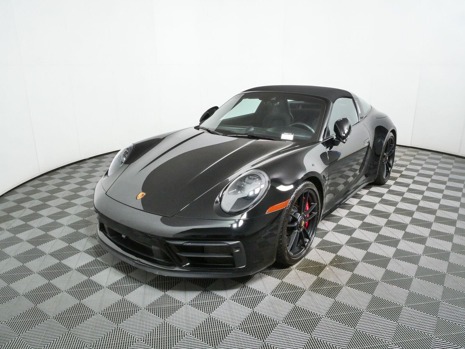 Black 2024 Porsche 911 Convertible All-Wheel Drive 8-Speed Automatic