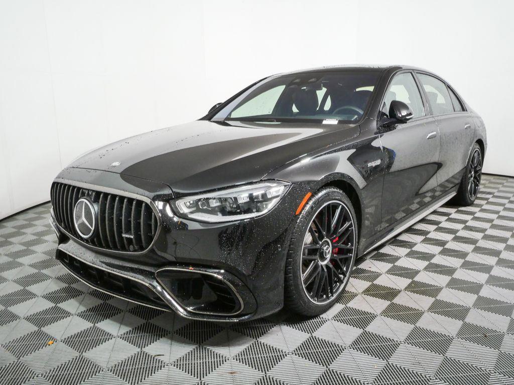 Obsidian Black Metallic 2025 Mercedes-Benz S-Class Sedan All-Wheel Drive Automatic