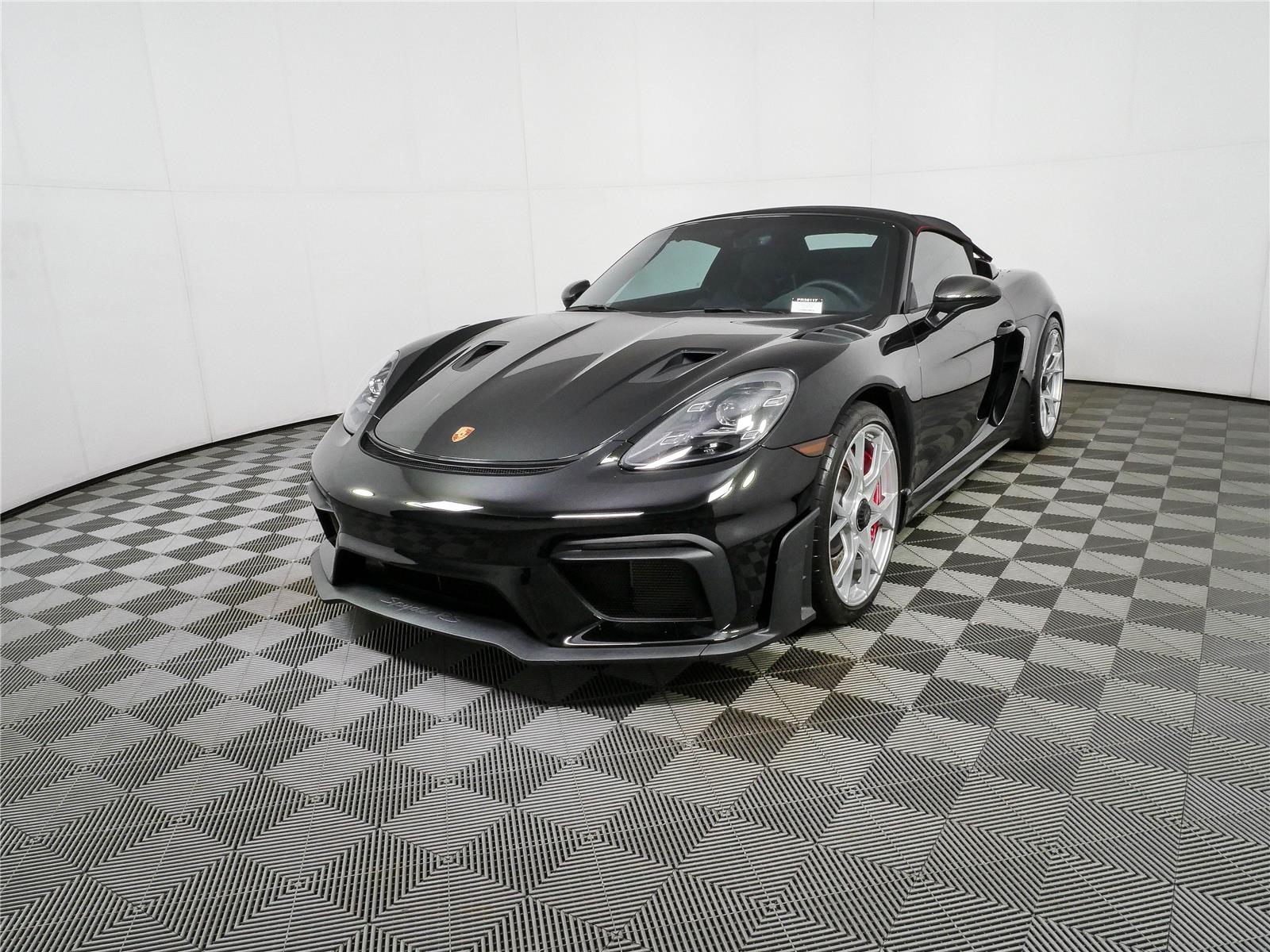 Black 2025 Porsche 718 Boxster Convertible Rear-Wheel Drive Automatic