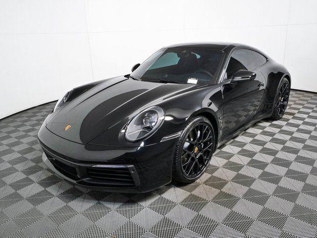 Black 2024 Porsche 911 Coupe Rear-Wheel Drive 8-Speed Automatic