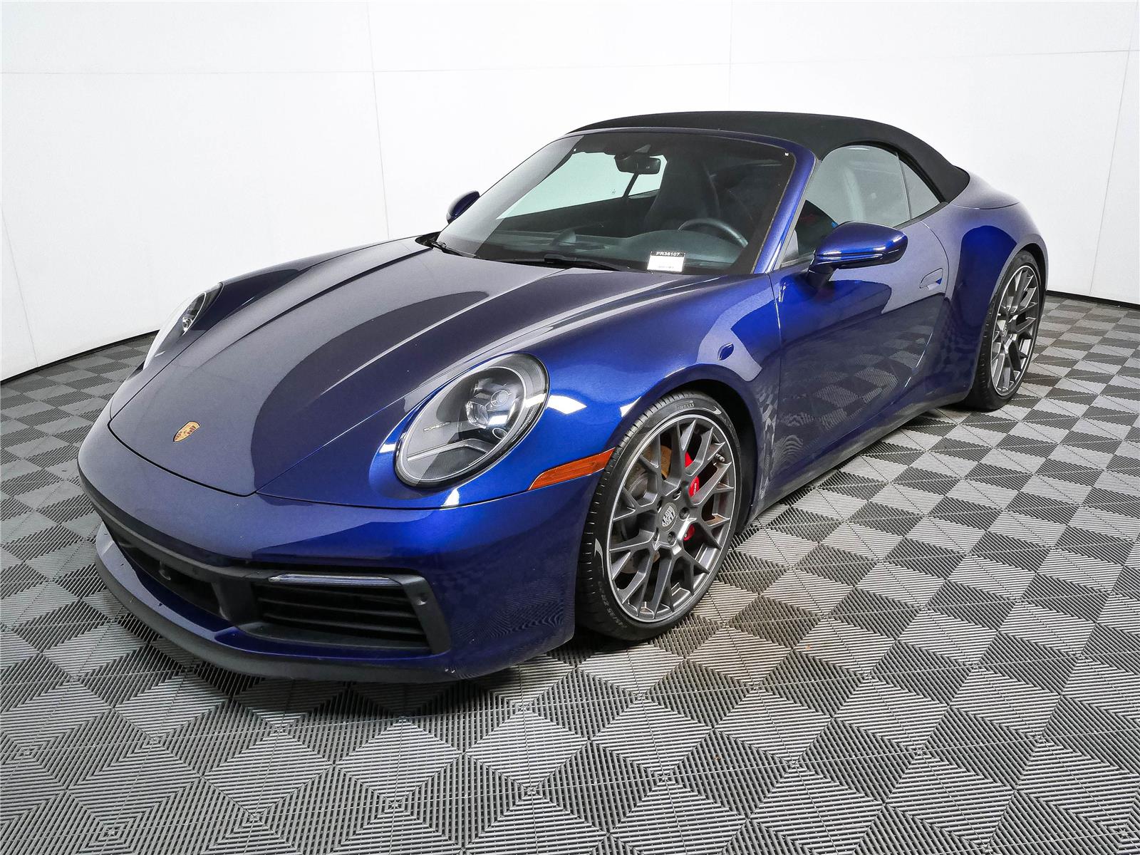 Gentian Blue Metallic 2020 Porsche 911 Convertible All-Wheel Drive 8-Speed Automatic
