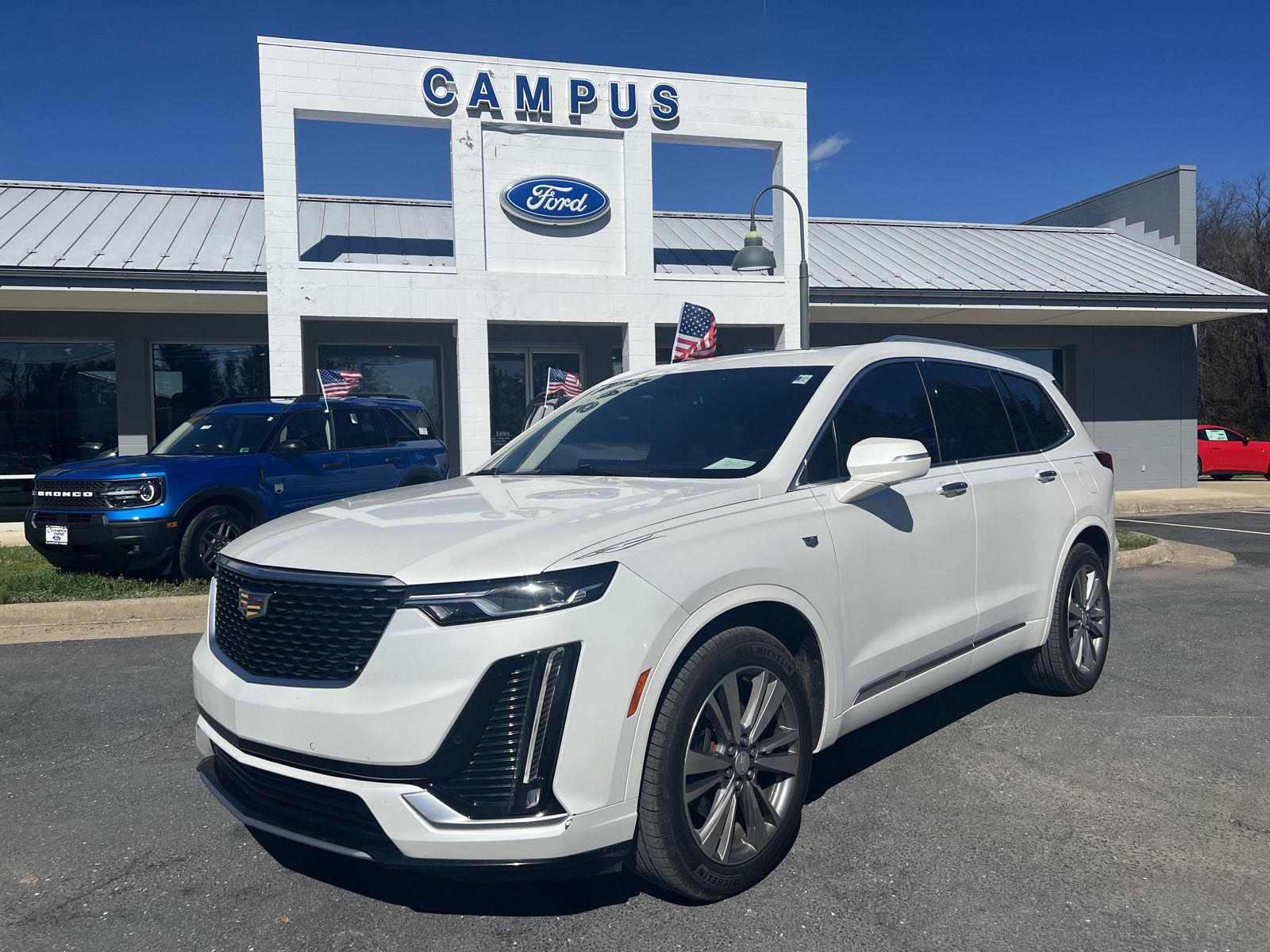 Crystal White Tricoat 2020 Cadillac XT6 Premium Luxury FWD SUV / Crossover Front-Wheel Drive 9-Speed Automatic