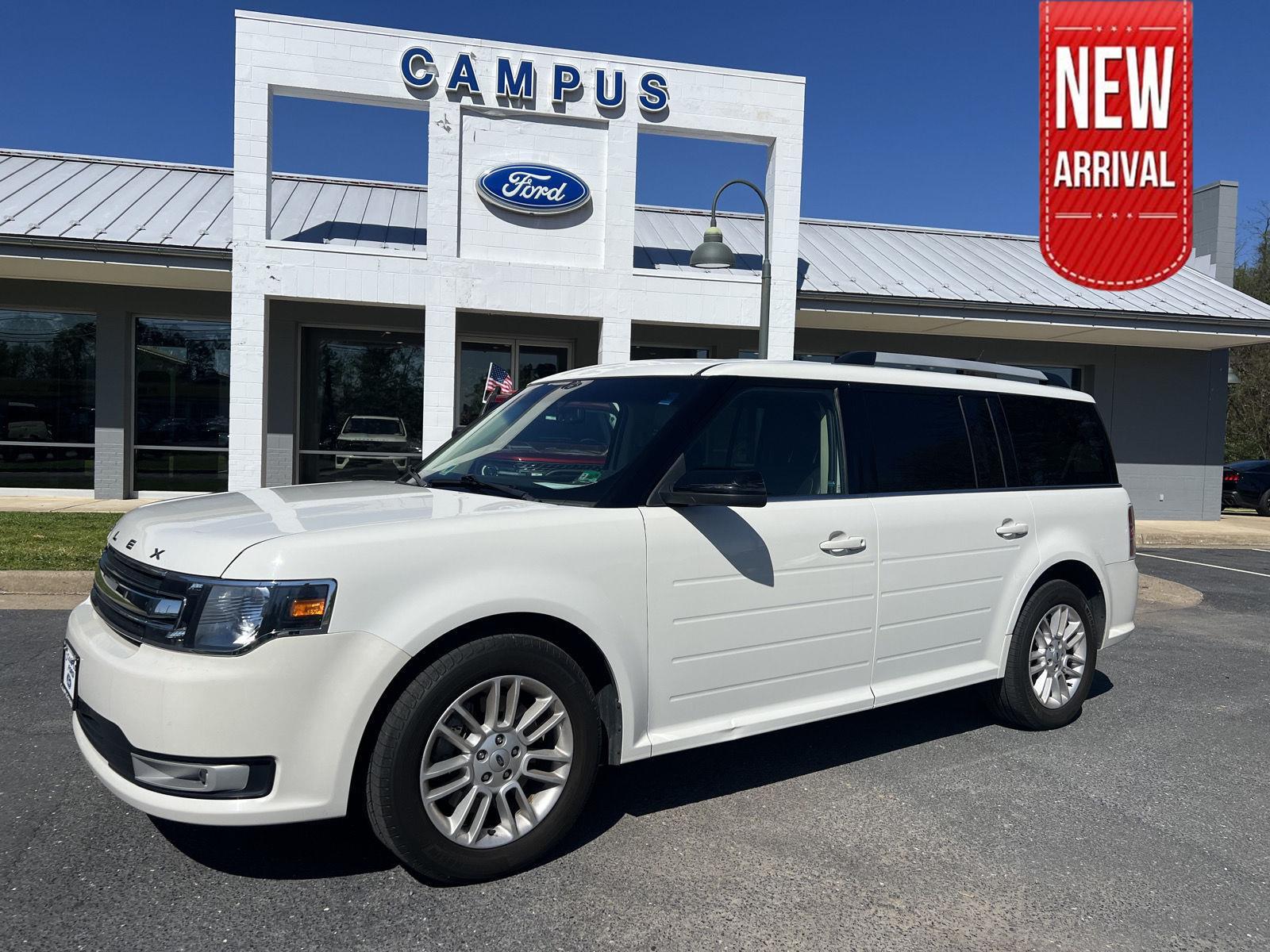 White Suede Metallic 2013 Ford Flex SEL SUV / Crossover Front-Wheel Drive 6-Speed Automatic