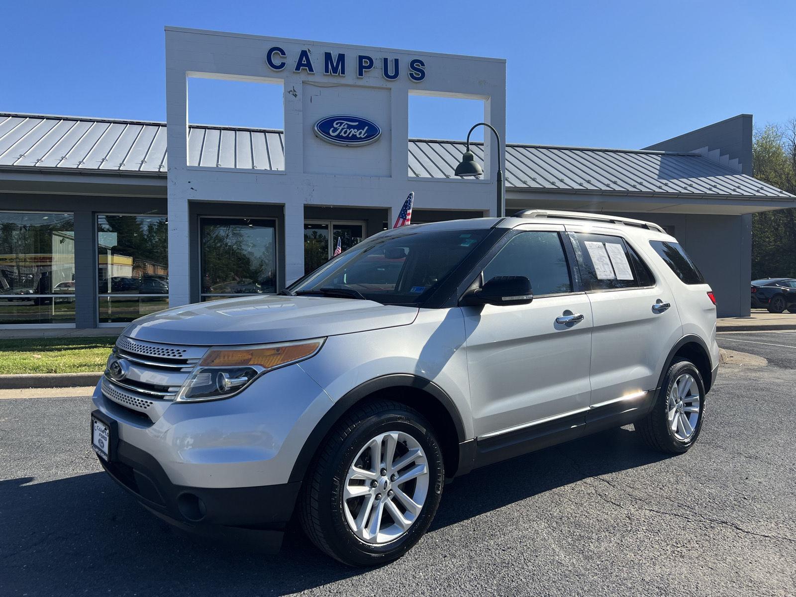 Ingot Silver Metallic 2015 Ford Explorer XLT 4WD SUV / Crossover All-Wheel Drive 6-Speed Automatic