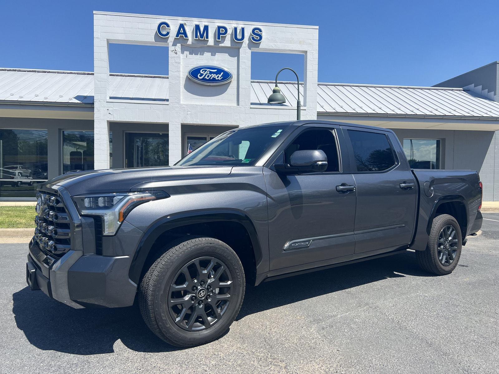 Magnetic Gray Metallic 2025 Toyota Tundra Platinum CrewMax Cab 4WD Pickup Truck Four-Wheel Drive Automatic