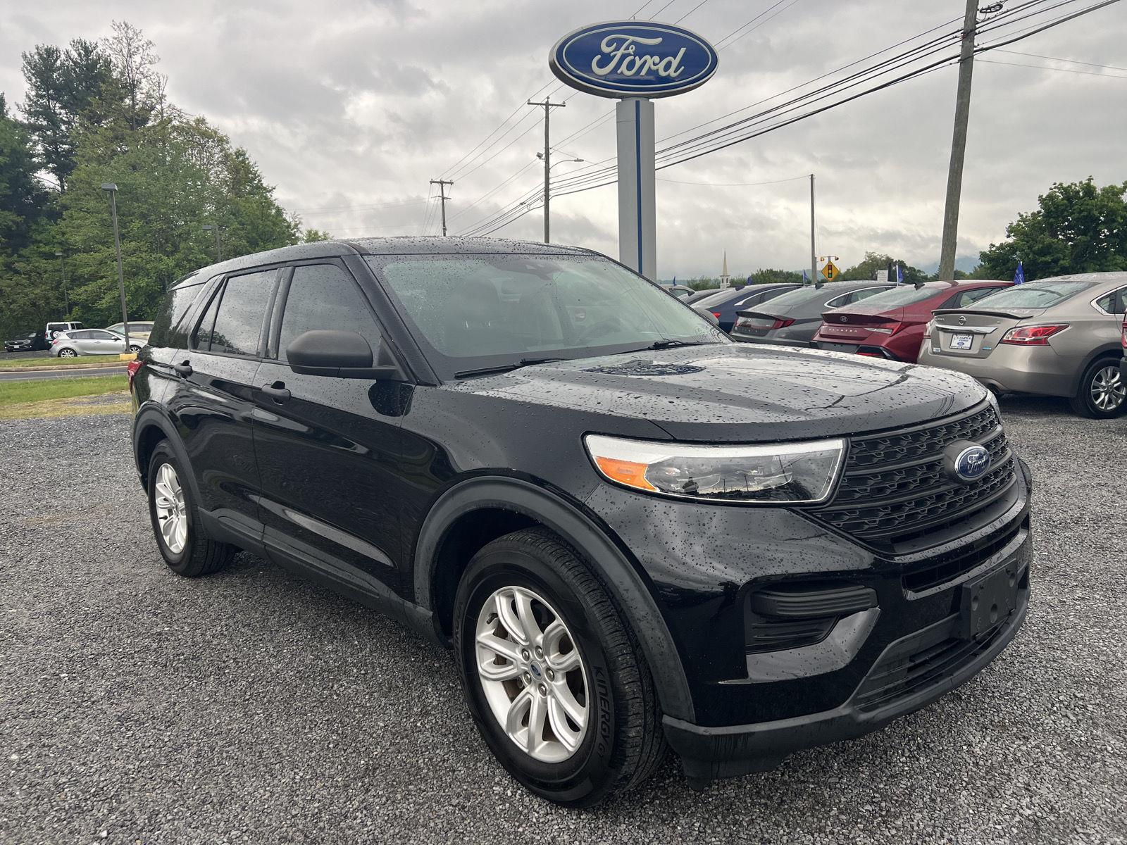 Agate Black 2021 Ford Explorer RWD SUV / Crossover Rear-Wheel Drive Automatic