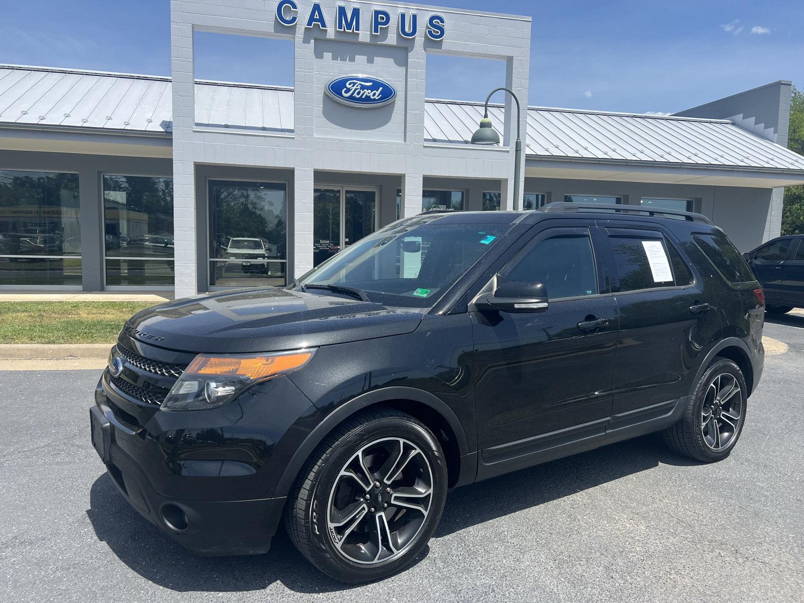 Tuxedo Black Metallic 2015 Ford Explorer Sport 4WD SUV / Crossover All-Wheel Drive 6-Speed Automatic