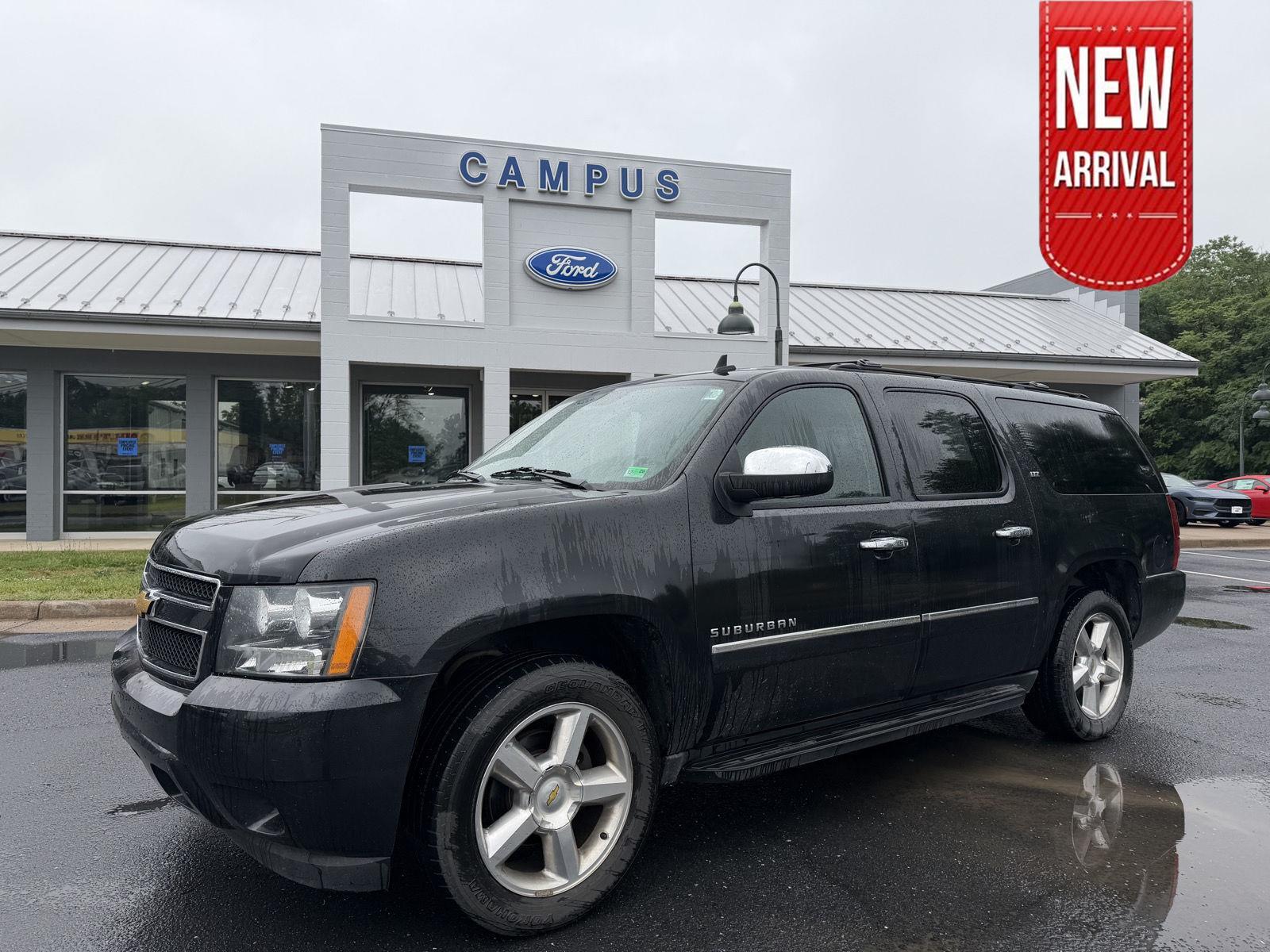 Black 2013 Chevrolet Suburban SUV / Crossover Four-Wheel Drive 6-Speed Automatic Overdrive