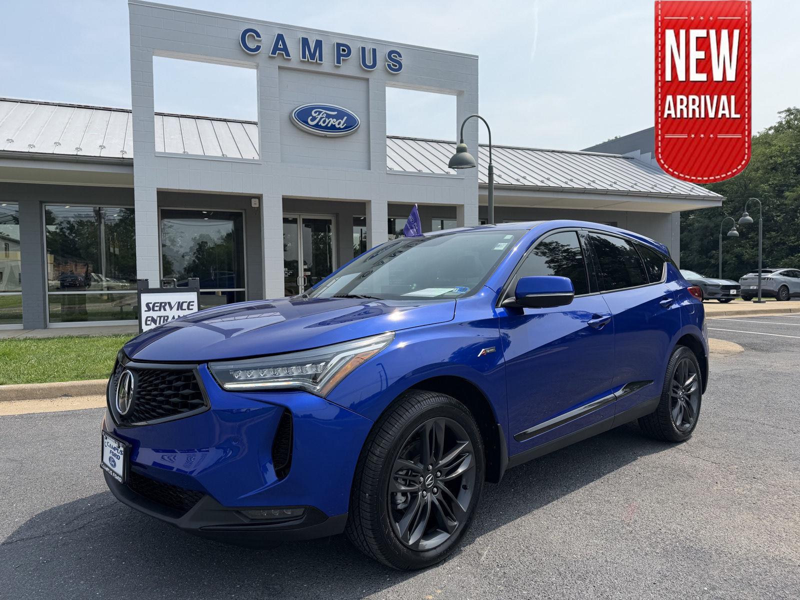 Apex Blue Pearl 2023 Acura RDX SUV / Crossover All-Wheel Drive Automatic