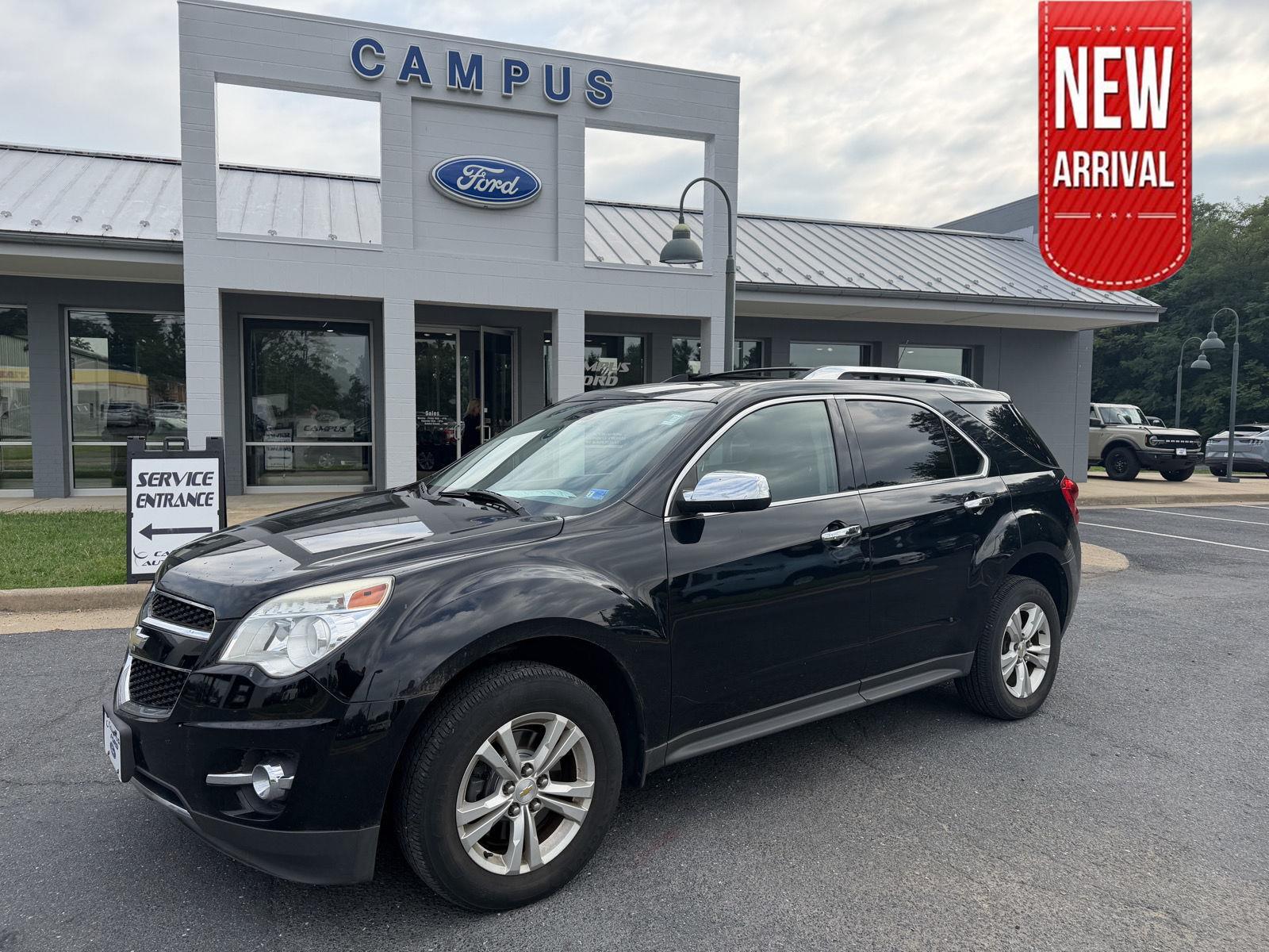 Black 2012 Chevrolet Equinox SUV / Crossover All-Wheel Drive 6-Speed Automatic Overdrive