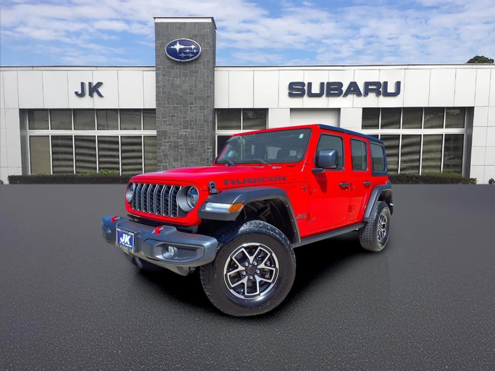 Firecracker Red Clearcoat 2024 Jeep Wrangler Rubicon 4-Door 4WD SUV / Crossover Four-Wheel Drive 8-Speed Automatic