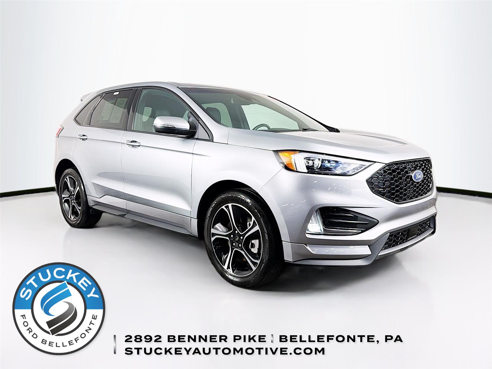 Iconic Silver 2024 Ford Edge ST AWD SUV / Crossover All-Wheel Drive 7-Speed Automatic