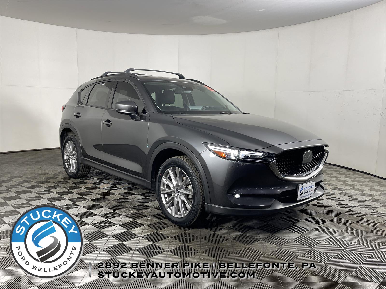 Machine Gray Metallic 2021 Mazda CX-5 Grand Touring Reserve AWD SUV / Crossover All-Wheel Drive Automatic