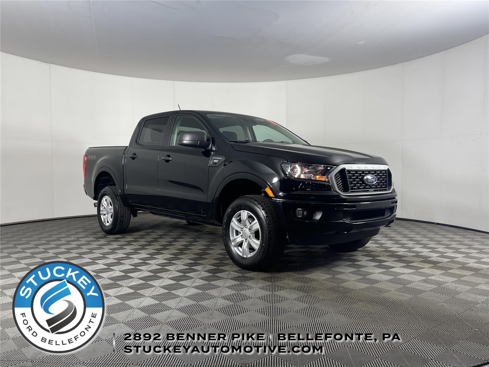 Shadow Black 2023 Ford Ranger XLT SuperCrew 4WD Pickup Truck Four-Wheel Drive Automatic