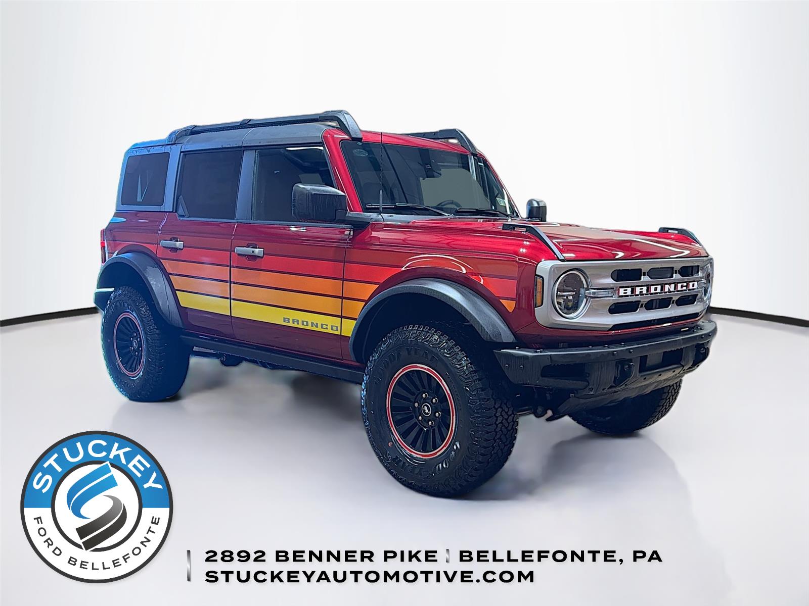 Ruby Red Metallic Tinted Clearcoat 2025 Ford Bronco Big Bend 4-Door 4WD SUV / Crossover Four-Wheel Drive Automatic