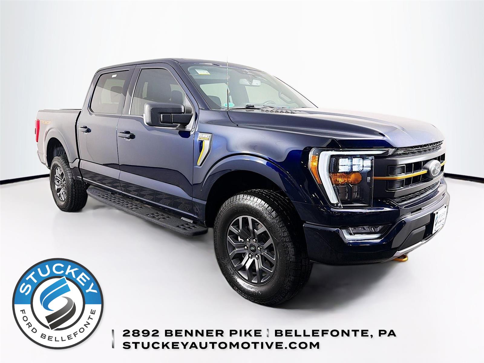 Antimatter Blue 2023 Ford F-150 Tremor SuperCrew 4WD Pickup Truck Four-Wheel Drive Automatic