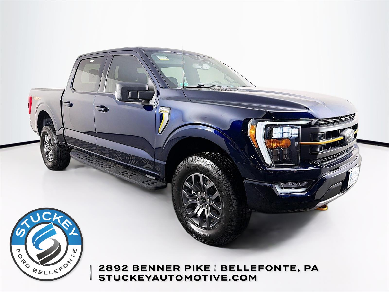 Antimatter Blue 2023 Ford F-150 Tremor SuperCrew 4WD Pickup Truck Four-Wheel Drive Automatic