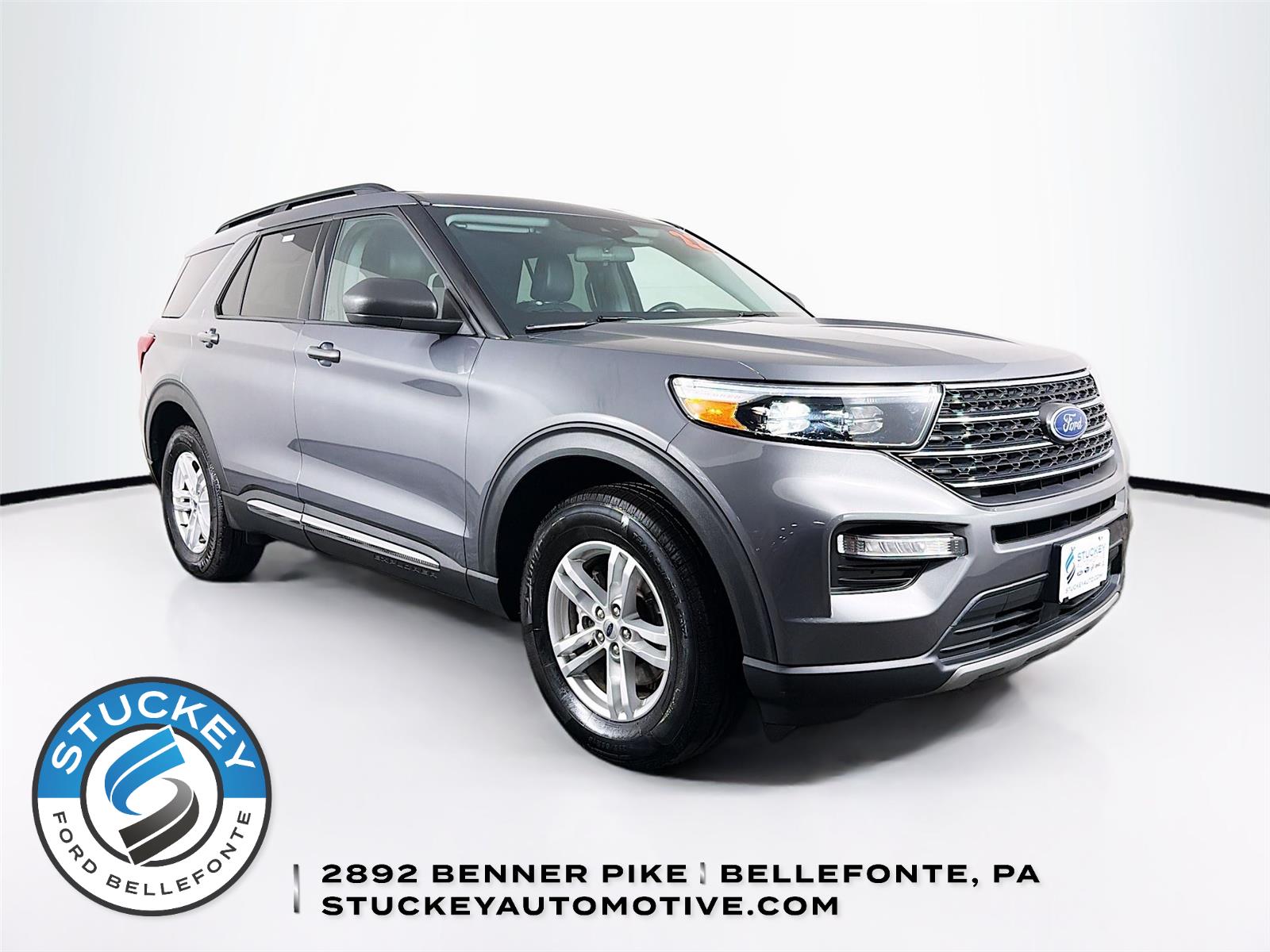 Carbonized Gray 2022 Ford Explorer XLT AWD SUV / Crossover All-Wheel Drive Automatic