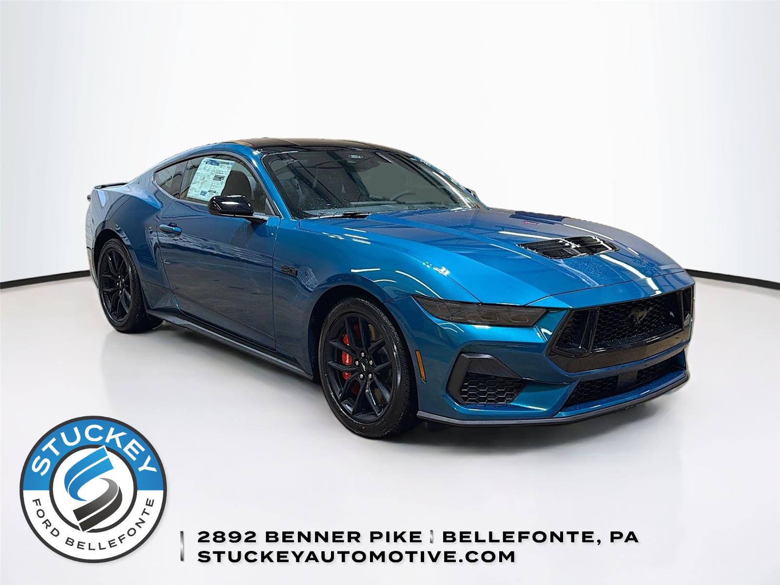 Adriatic Blue 2026 Ford Mustang GT Fastback RWD Coupe Rear-Wheel Drive 6-Speed Manual