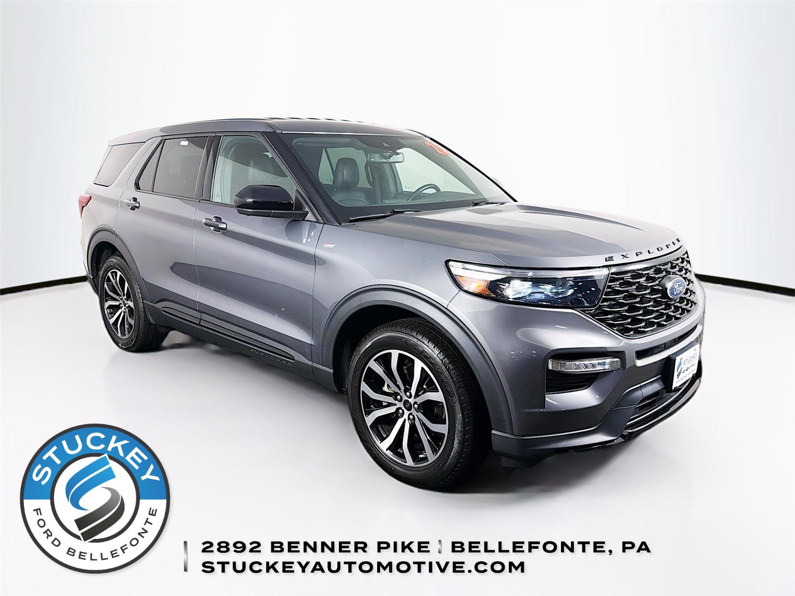 Carbonized Gray 2022 Ford Explorer ST-Line AWD SUV / Crossover All-Wheel Drive Automatic